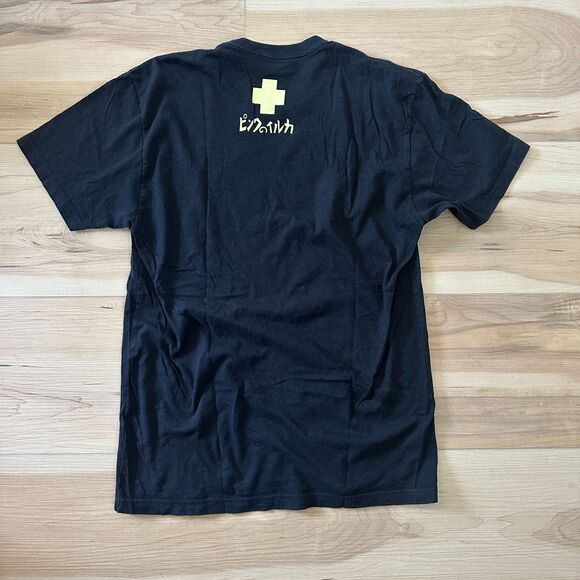 Pink Dolphin T Shirt Graphic Divers Wave Black Logo Streetwear Skate Size Medium - Picture 5 of 6